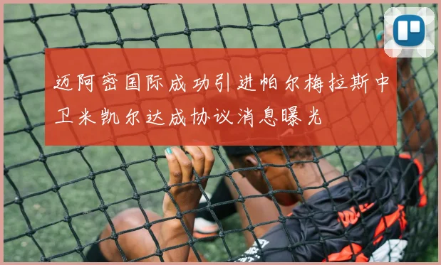 迈阿密国际成功引进帕尔梅拉斯中卫米凯尔达成协议消息曝光